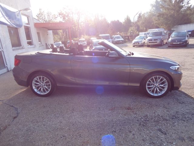 Fahrzeugabbildung BMW 218i Cabrio/Sport-Line/1.Hd/64TKM/SitzH/PDC/