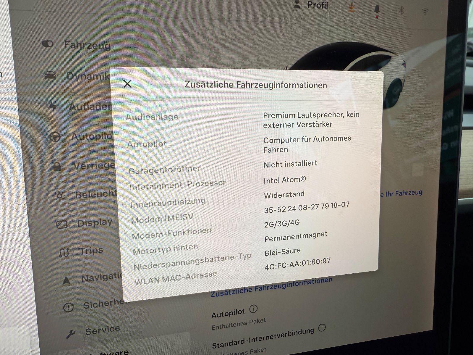 Fahrzeugabbildung Tesla Model 3 Standard Range Plus RWD 1-HAND MwSt.