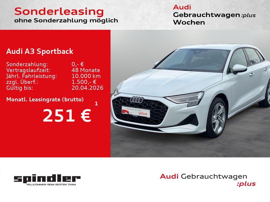 A3 Sportback advanced 35TFSI S-tronic/ Navi, LED