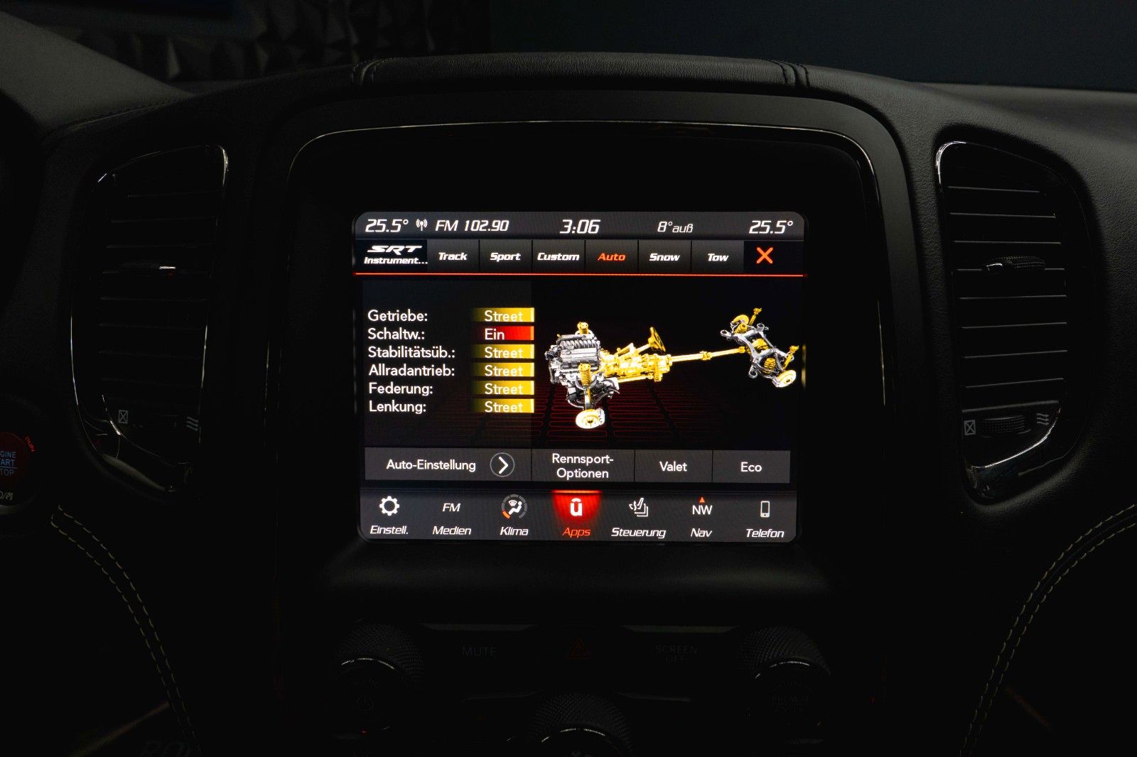 Fahrzeugabbildung Dodge Durango 6.4 V8 SRT Performance 4x4 Night-Paket