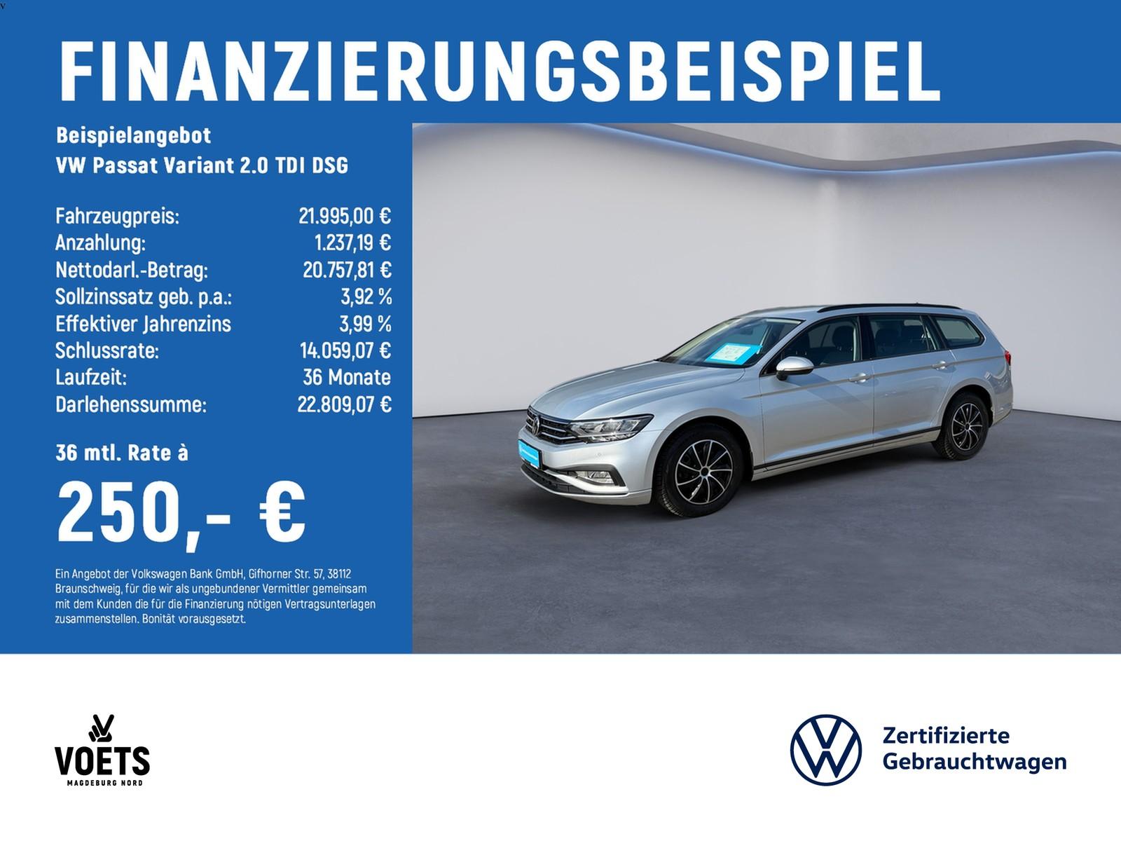 Volkswagen Passat Variant  2.0  TDI  DSG Conceptline LED+NA