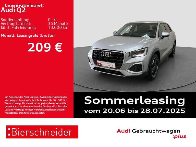Audi Q2 30 TFSI advanced 18 AHK LED SHZ VC 5J.GAR