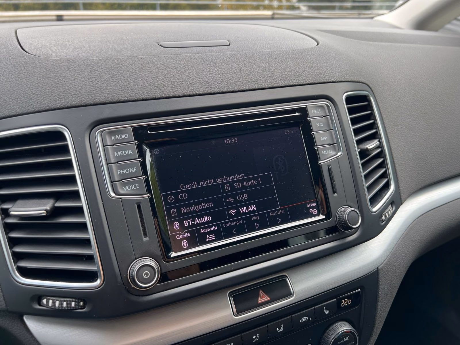 Volkswagen Sharan 1.4TSI DSG Bi-XEN AHK SHZ ACC NAV KLIMA, миниатюра 23