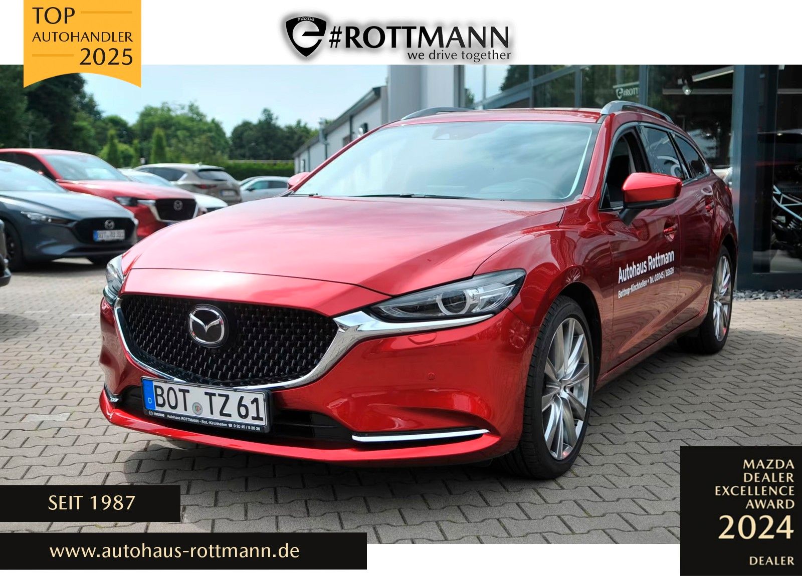 Mazda 6 Kombi 2.0 EXCLUSIVE-LINE | 360° | Leder | BOSE
