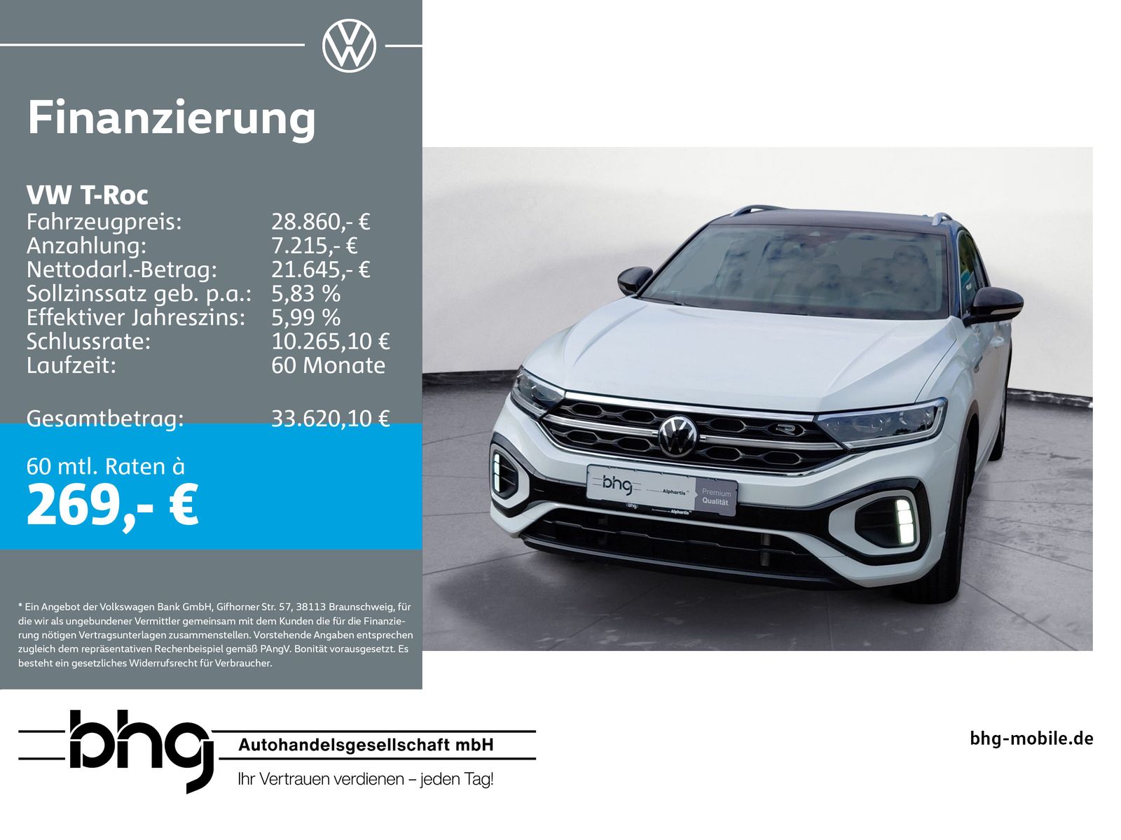 Volkswagen T-Roc R-Line 2,0 TSI OPF 4M DSG