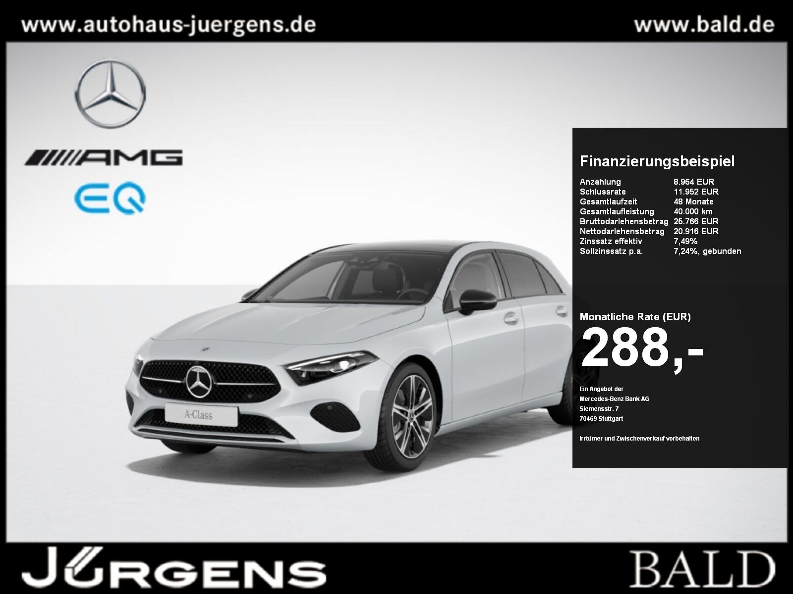 Mercedes-Benz A 220 d Progressive 2023