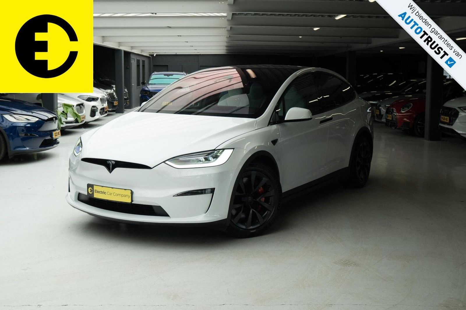 Tesla Model X Plaid AWD 6p. 100kWh | SOH 89.9% | Weiß