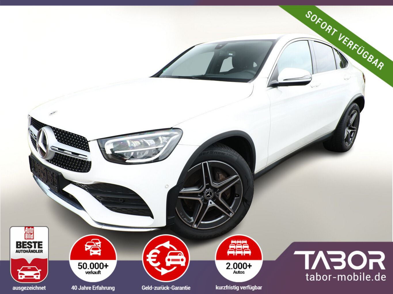 Mercedes-Benz GLC 200 4M Coupé AMG Line LED Kam SHZ Nav PrivG