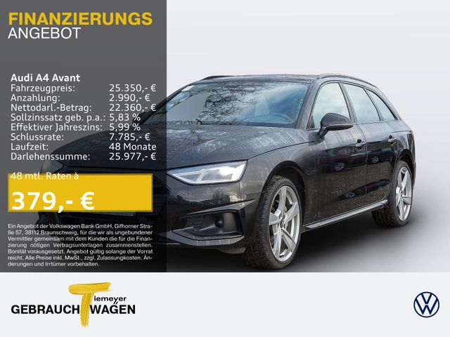 Audi A4 Avant 40 TDI ADVANCED LM19 LEDER eSITZE AHK