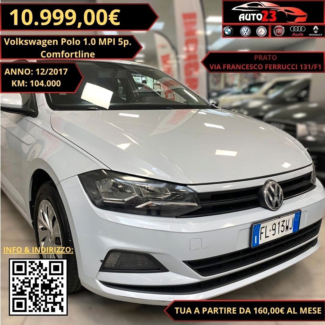 VW Volkswagen Polo 1.0 MPI 5p. Comfortline