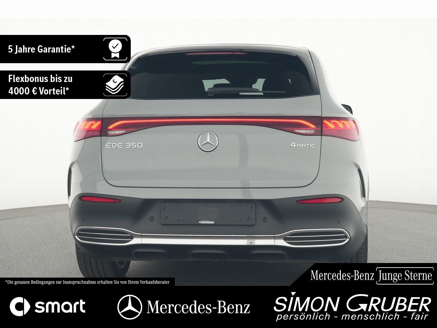 Fahrzeugabbildung Mercedes-Benz EQE 350 4M SUV AMG Pano Airmatic DigiLight 360