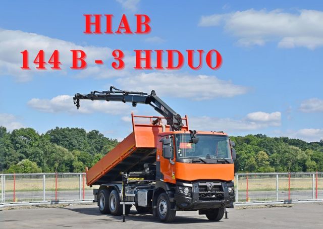 Renault K 430 * HIAB 144 B-3 HIDUO + FUNK / 6x4