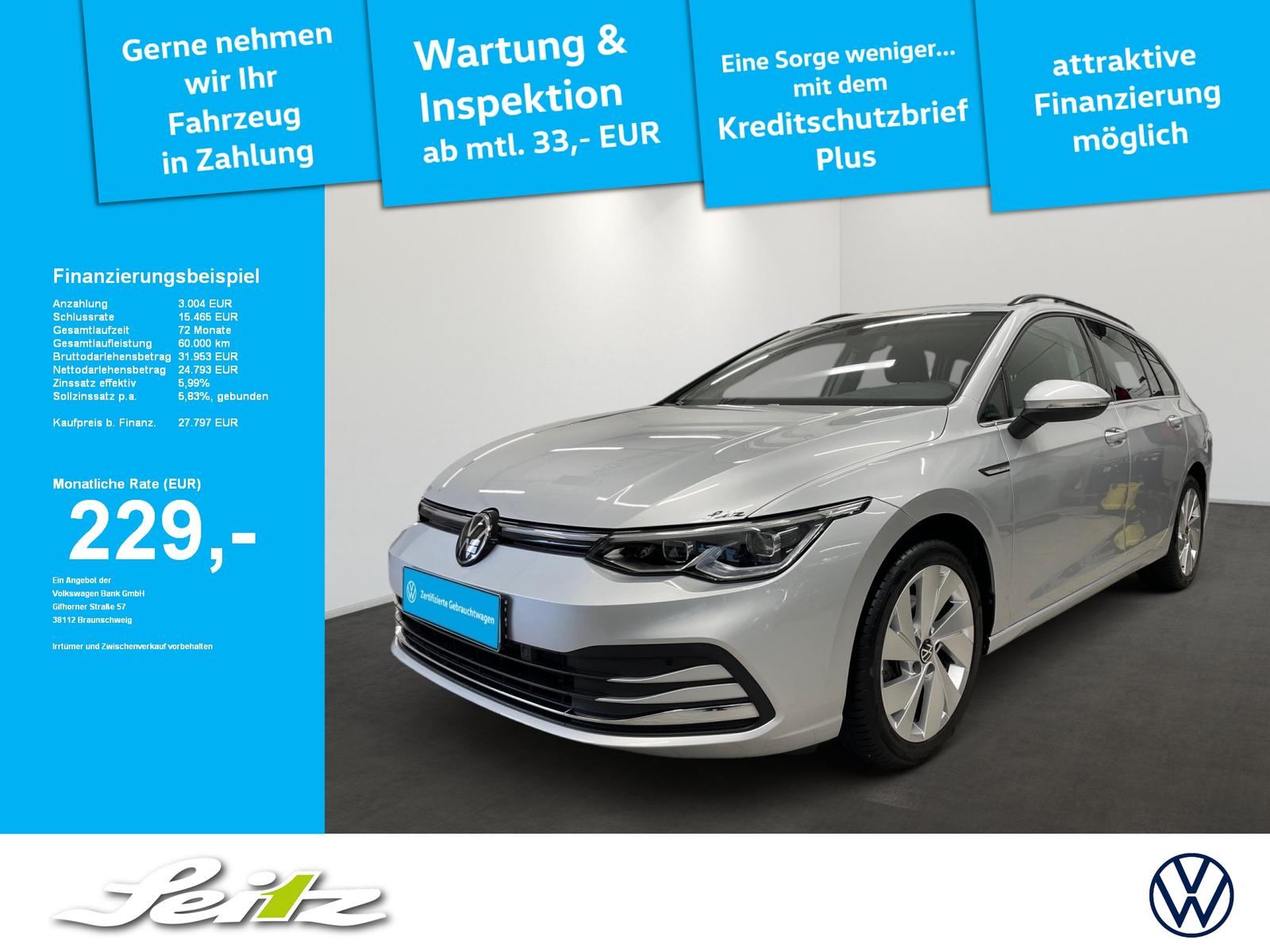 Volkswagen Golf VIII Variant 1.5 eTSI Style *AHK*NAVI*KAMER