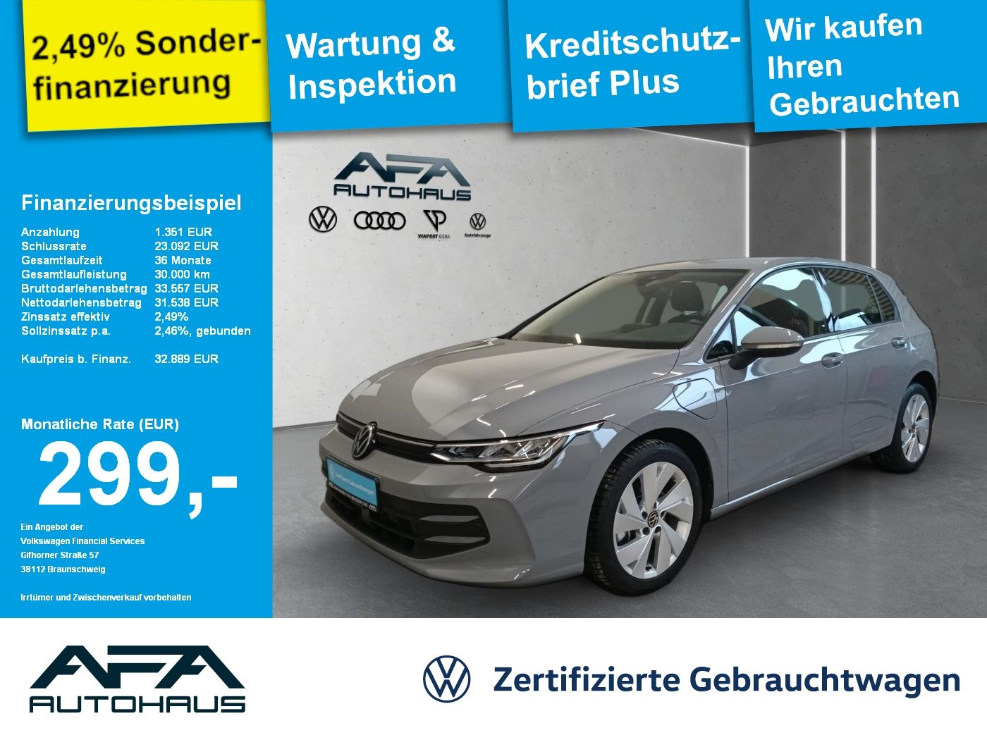 Volkswagen Golf VIII 1.5 eHybrid DSG LED*ACC*LHZ*App-Conn.