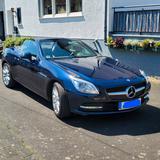 Mercedes-Benz SLK 200 ,sehr gepflegtes Fahrzeug  - blaue Mercedes-Benz SLK-Klasse