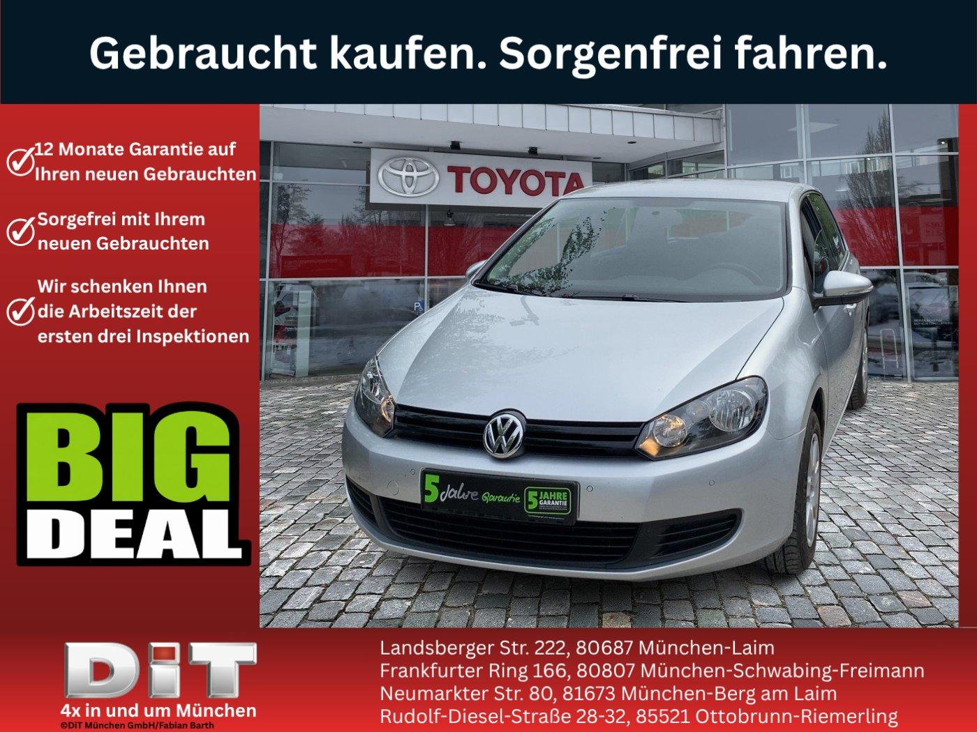Volkswagen Golf VI 1.4 Trendline wenig Kilometer*Stadtauto