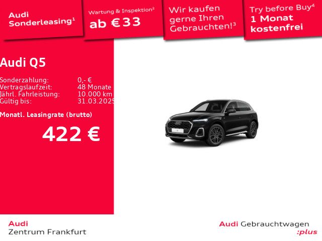 Audi Q5 35 TDI S tronic S line MatrixLED AHK Leder