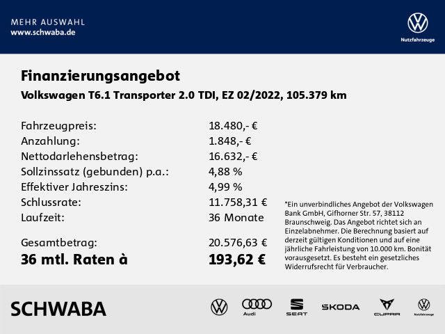 Volkswagen T6 Transporter - Bild 4