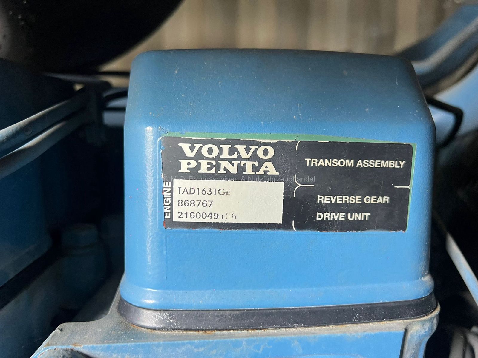 Fahrzeugabbildung Volvo Stromaggregat 500 KVA