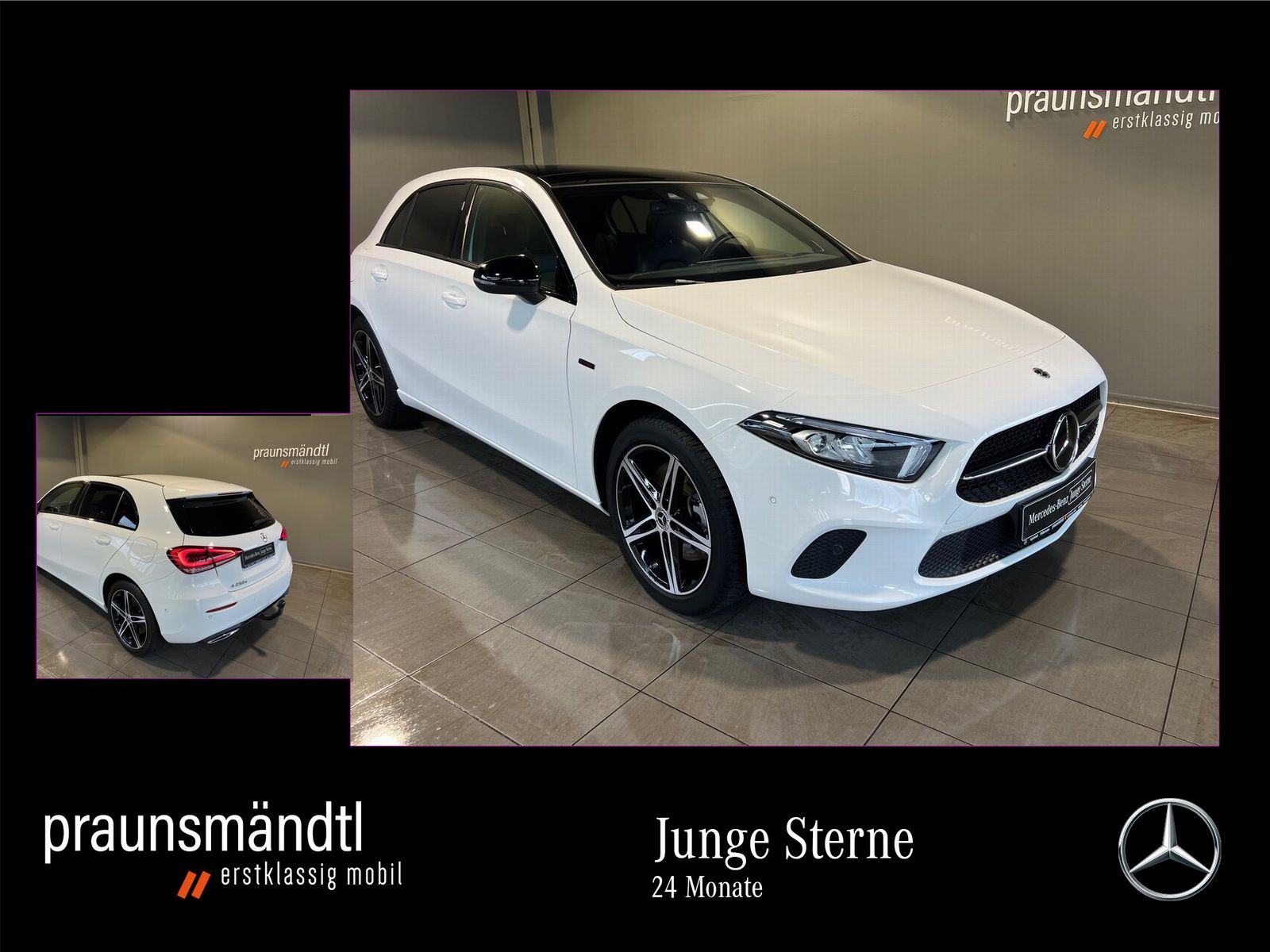 Mercedes-Benz A 250 e Progressive Night Distr. Sound Pano Kame