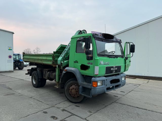 MAN 13-264DREISEITENKIPPER *ATLAS KRAN 80.1 *TÜV 4x4