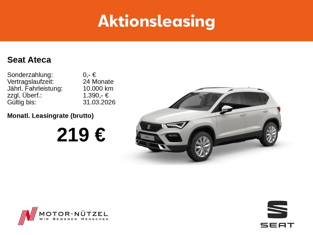 Seat Ateca 1.5 TSI Style Road Edition 7-Gang DSG