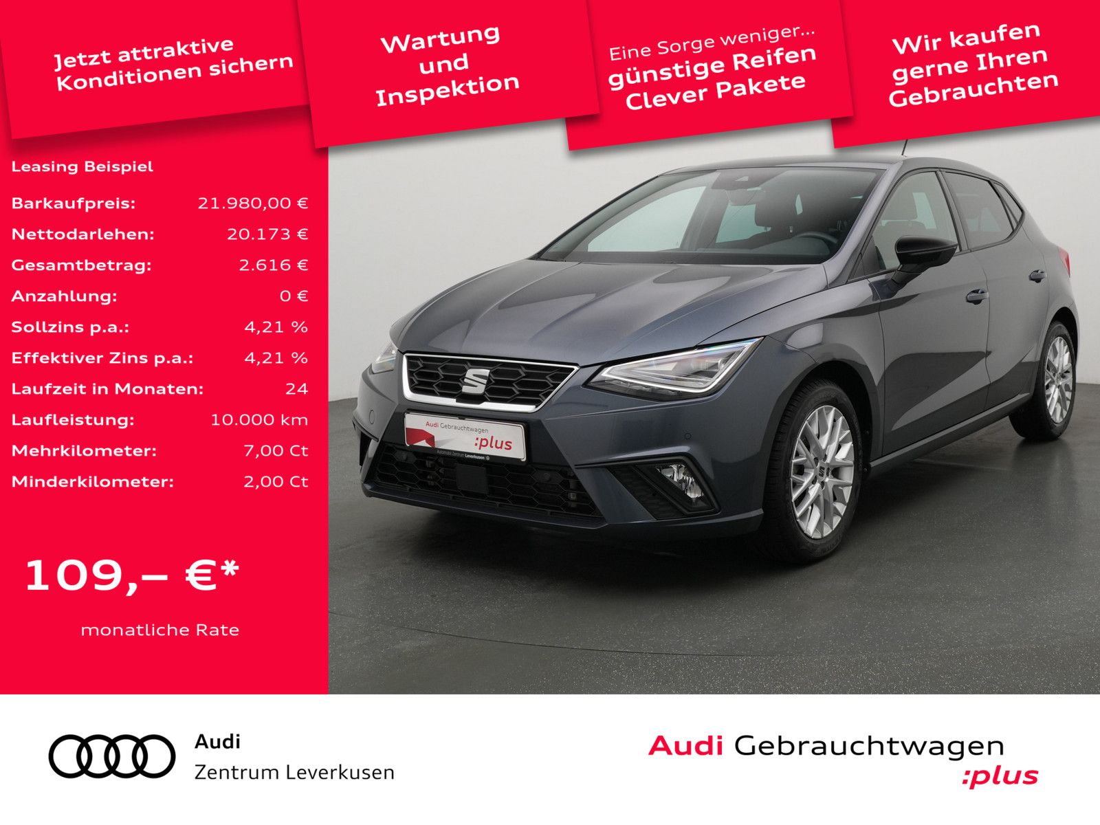 Seat Ibiza FR LED KAM SHZ PDC KLIMA NAVI CARPLAY