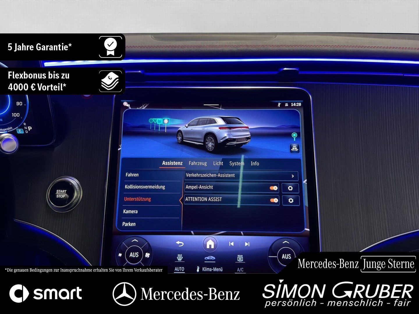 Fahrzeugabbildung Mercedes-Benz EQS 500 4M SUV AMG Pano DigiLight Airmatic 360