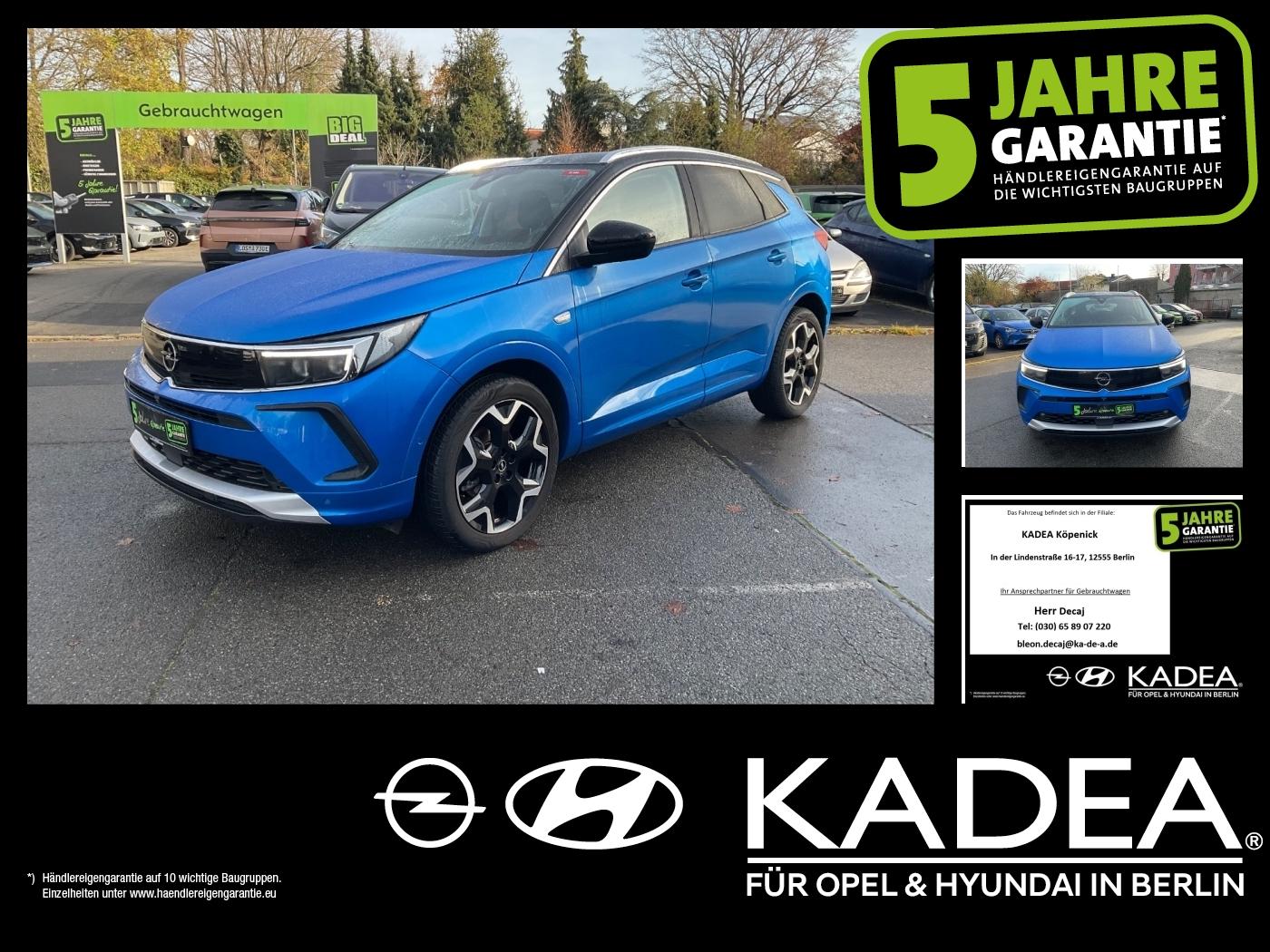 Opel Grandland 1.2 Turbo Ultimate Alcantara+LED+Navi