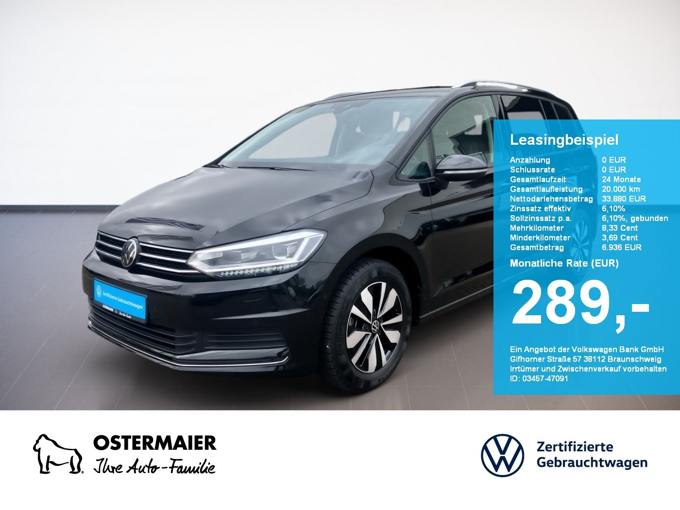 Volkswagen Touran GOAL 1.5TSI 150PS DSG ACC.AHK.7-SITZE.NAV