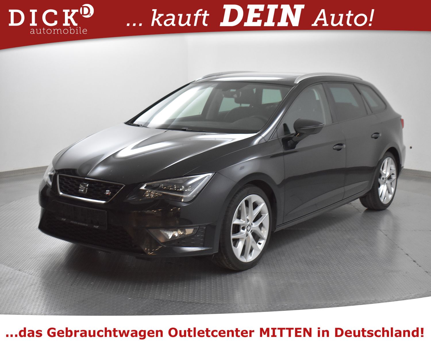 SEAT Leon ST 2.0d FR >PANOR+NAVI+LED+SHZ+TEMP+PDC+18" - Image 2