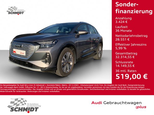 Audi Q4 e-tron 35 Advanced + Assistenz Paket+ Matrix