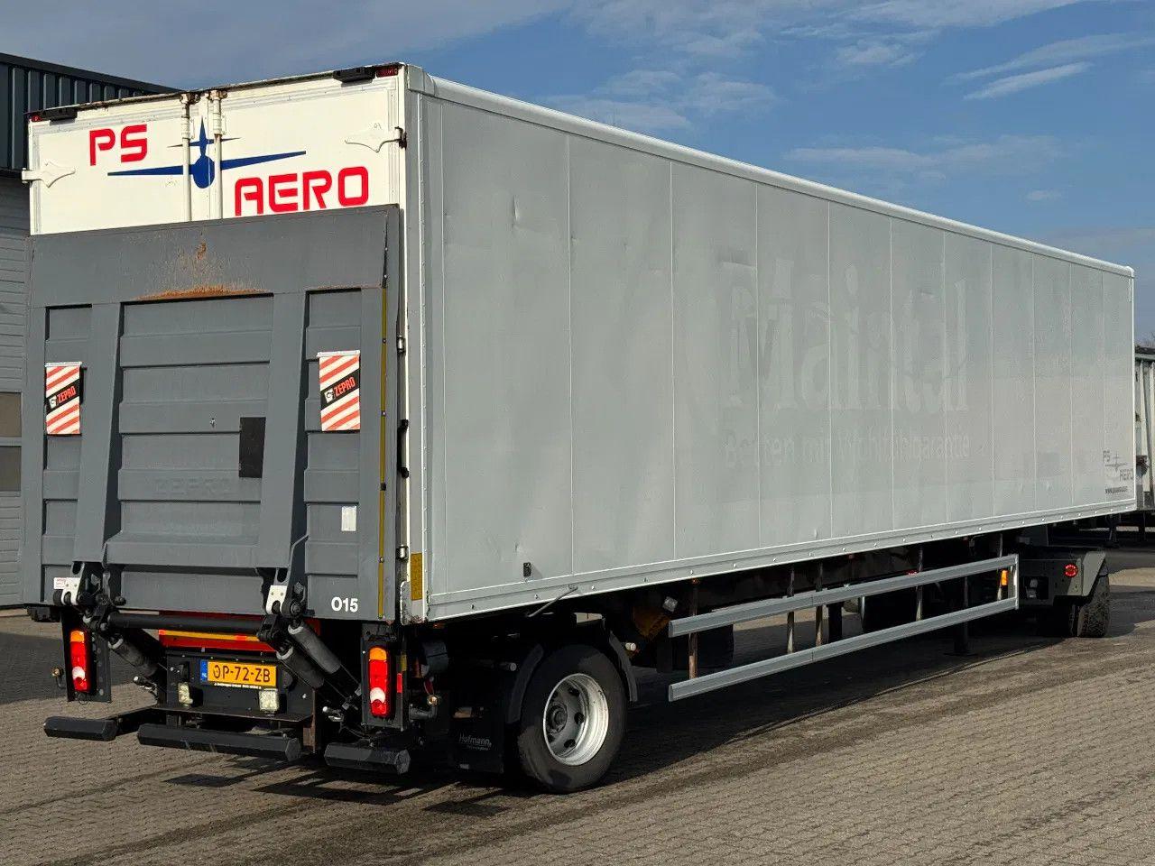 Ackermann 1-AS Gesloten Trailer / Laadklep / Stuur-as / AP