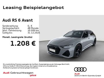 Audi Leasingangebot: Audi RS6 Avant *PANO*StdHz*HD-MATRIX*HuD*B&O*AHK*