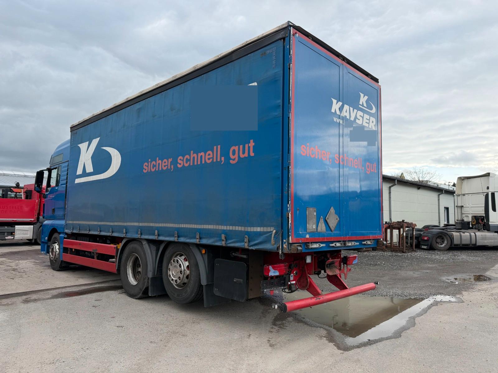 MAN TGX 26.480 Plane. Euro 6, 3 Achser, Edscha