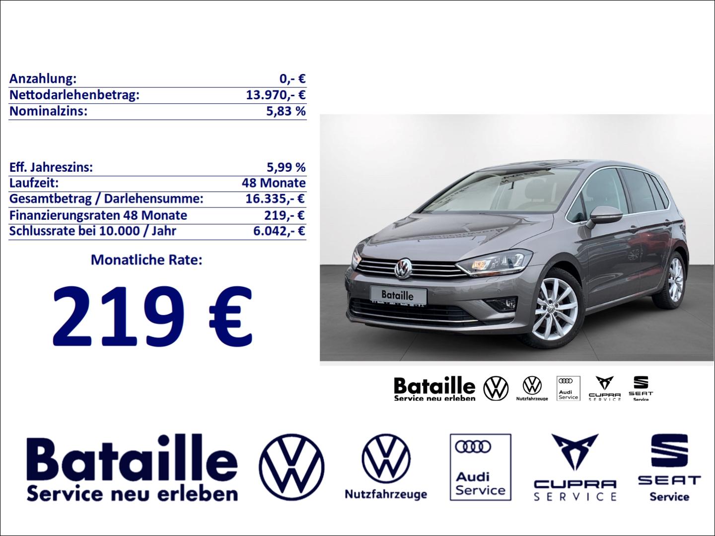 Volkswagen Golf Sportsvan 1.4 TSI Highline Navi Xenon SHZ