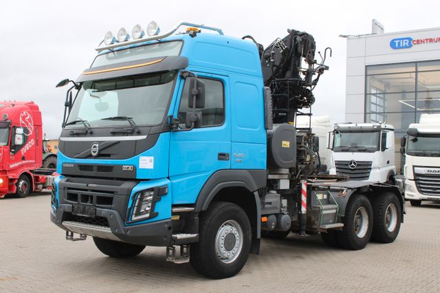 Volvo FMX 540, 6x6, CRANE LOGLIFT F165ZT 93