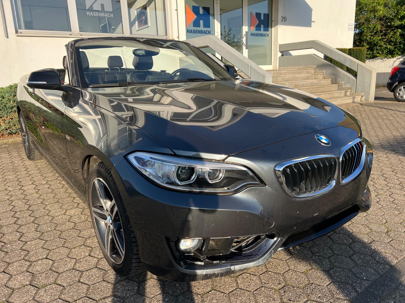 BMW 2 Cabrio 218 i Sport Line*1.Hand*Automatik*LED