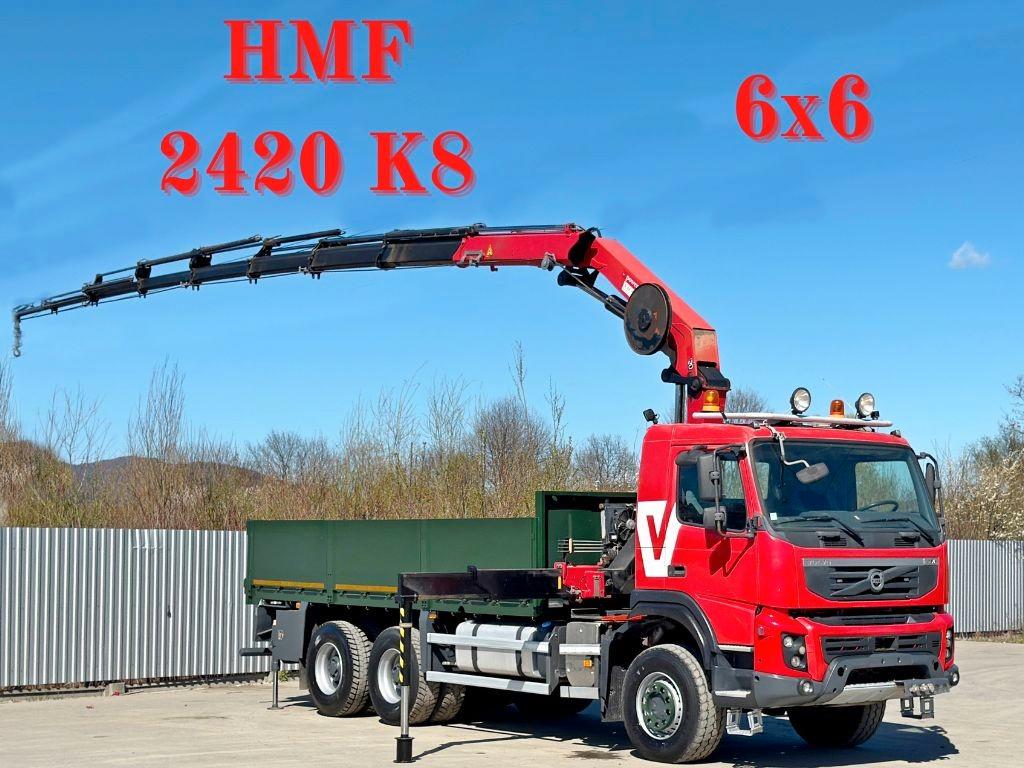 Volvo FMX 420 PRITSCHE 5,80m *HMF 2420 K8+FUNK/6x6