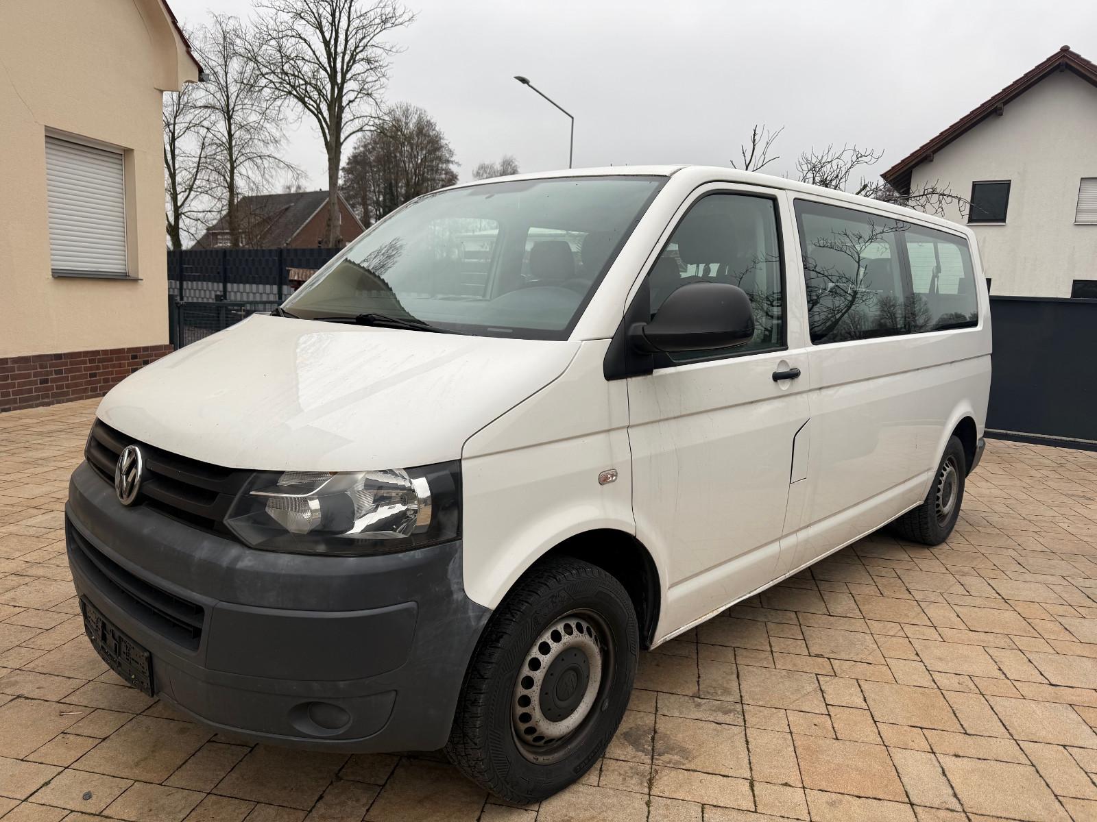 Volkswagen T5 2.0 TDI Transporter Kombi+Lang+9 Sitzer+Klima