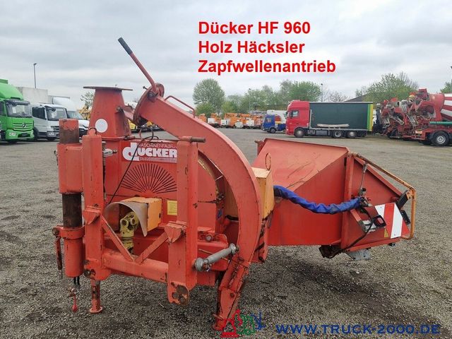 Dücker HF 960 Holzhäcksler Schredder Zapfwelle