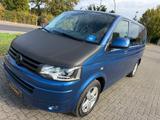 Volkswagen T5 Multivan Autom. 7xSitzer Leder AHK Standhz. - blaue Volkswagen T5 Multivan