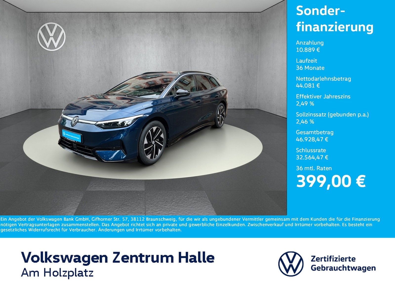 Volkswagen ID.7 Tourer Pro S 86 kWh 1-Gang-Automatik foto 1