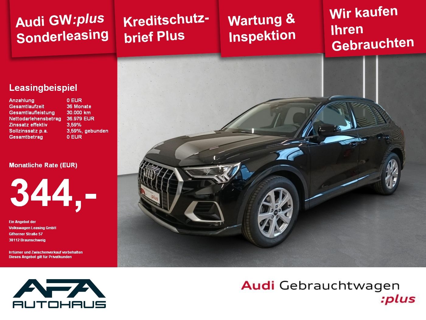 Audi Q3 35 TFSI advanced S tr. AHK*RFK*ACC*Leder*Navi