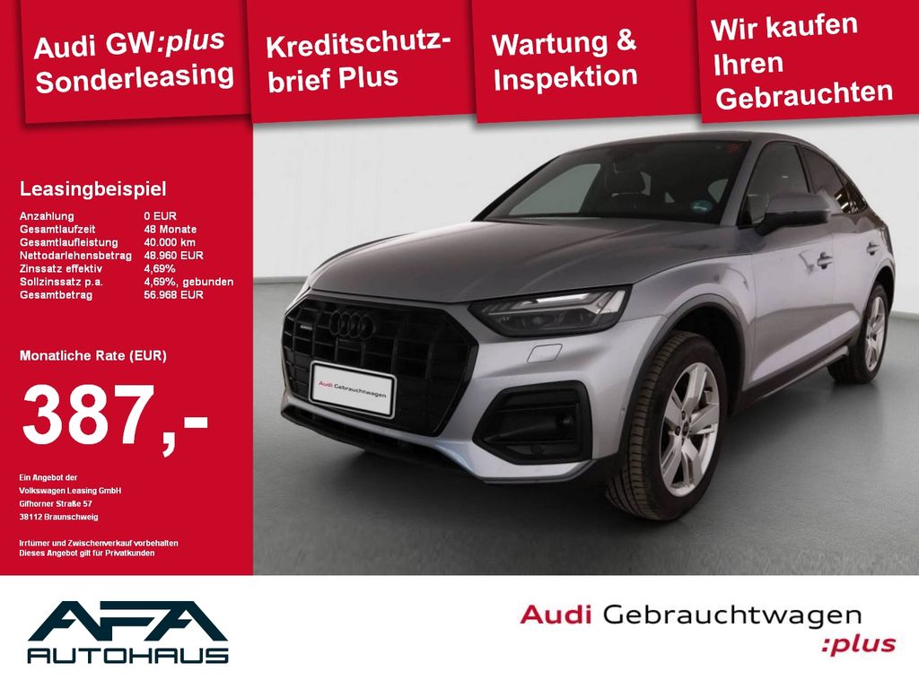 Audi Q5 Sportback 45 TFSI Advan. qu. AHK*Matrix*360°