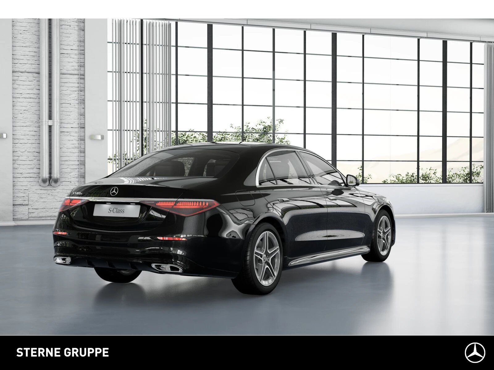Mercedes-Benz S 580 e lang AMG NIGHT Pano HUD RemotePark Burme foto 3