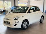 Fiat 500e 11KW+CARPLAY+TEMP+SPUR.ASS+STAND.HZ+NAVI+ - mit Elektro-Antrieb: Weiß, Limousine