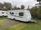 LMC Musica 513K Familienwohnwagen mit Vorzeit - Heckgarage Wohnwagen Mit