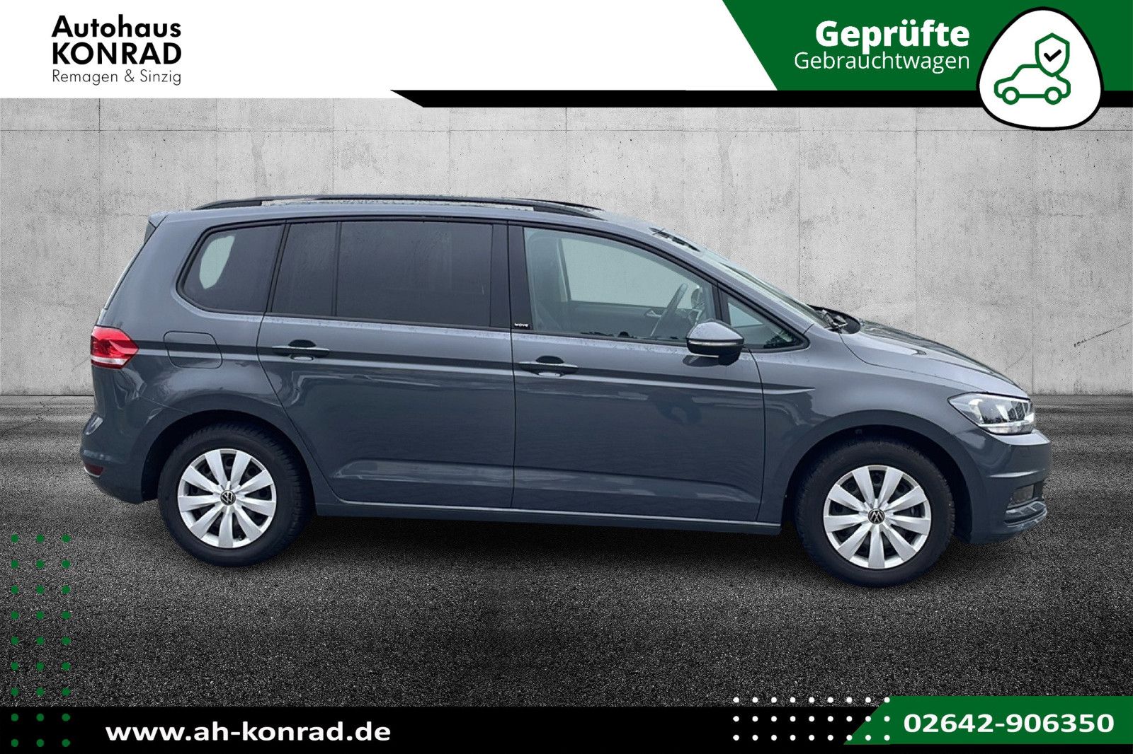 Fahrzeugabbildung Volkswagen Touran Comfortline 1.5 TSI DSG Move*7SITZER*AHK*