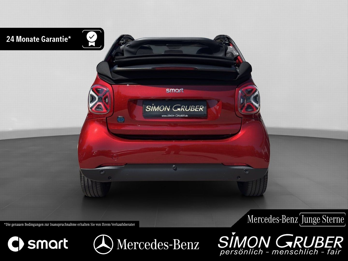 Fahrzeugabbildung Smart smart fortwo EQ Cabrio Excl. Leder Carbon 22KW